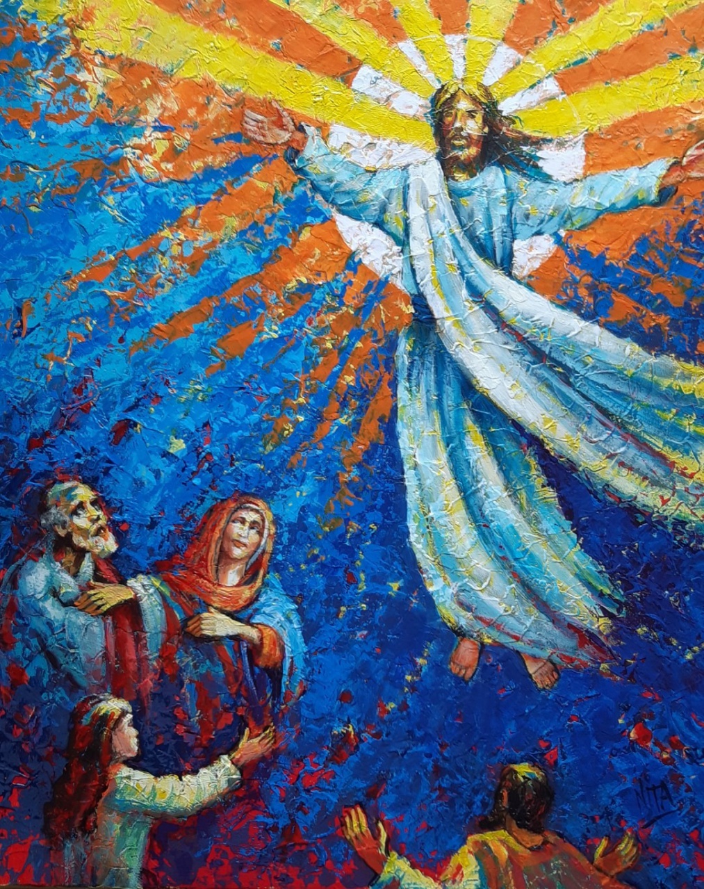 Résurrection oeuvre de Nita Bertaudiere