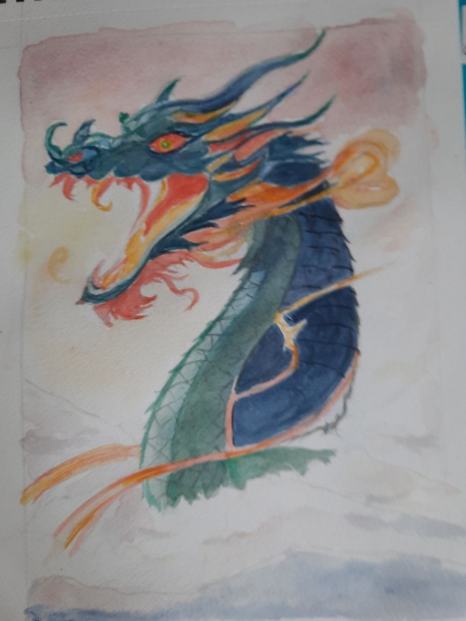 Atelier aquarelle de Marie Line PAOLINI -  Centre Social Saint-Jean  - Ajaccio Annie Baster